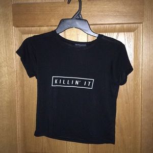 Brandy Melville killing it crop top